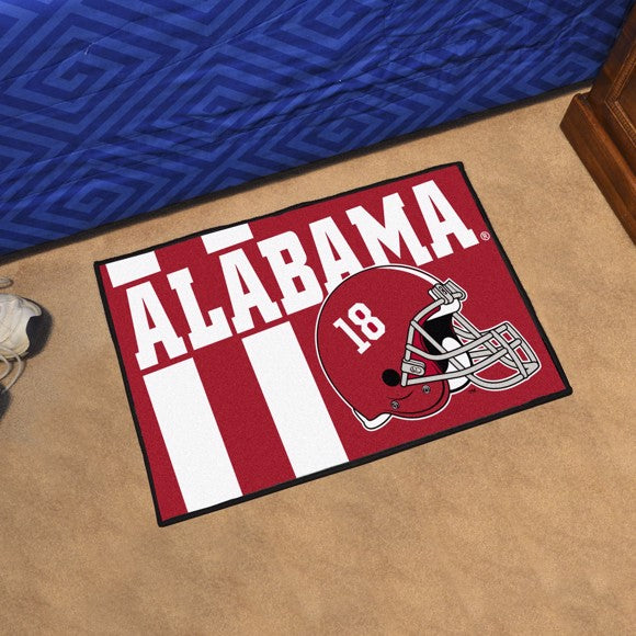 Alabama Crimson Tide Uniform Crimson Starter Mat / Rug by Fanmats