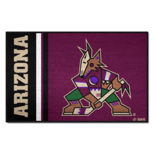 Arizona Coyotes Primary Logo Uniform Starter Rug / Mat by Fanmats