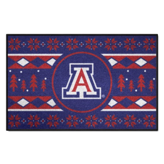 Arizona Wildcats Holiday Sweater Starter Rug / Mat by Fanmats