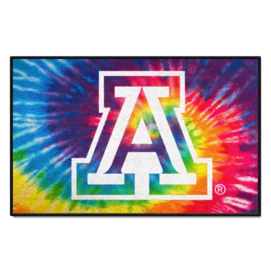 Arizona Wildcats Tie Dye Starter Rug / Mat by Fanmats