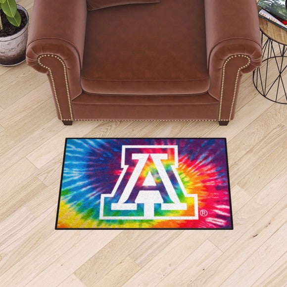 Arizona Wildcats Tie Dye Starter Rug / Mat by Fanmats