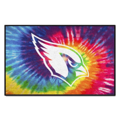 Arizona Cardinals Tie Dye Starter Rug / Mat  by Fanmats