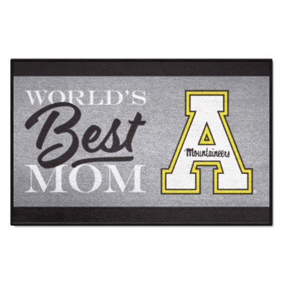 Appalachian State Mountaineers Worlds Best Mom Starter Rug / Mat  by Fanmats