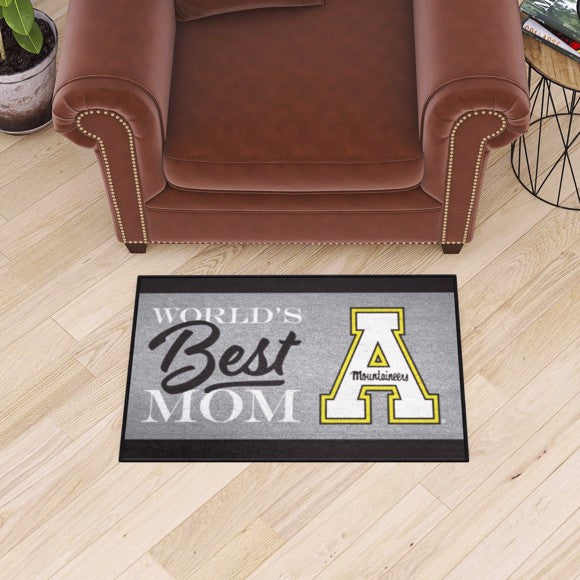 Appalachian State Mountaineers Worlds Best Mom Starter Rug / Mat  by Fanmats