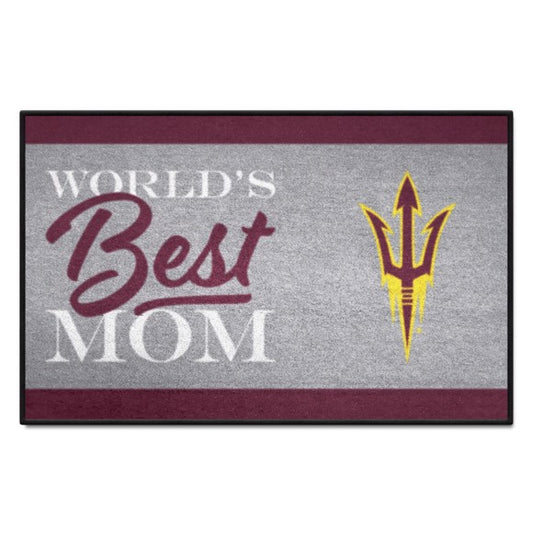 Arizona State Sun Devils Worlds Best Mom Starter Rug / Mat by Fanmats