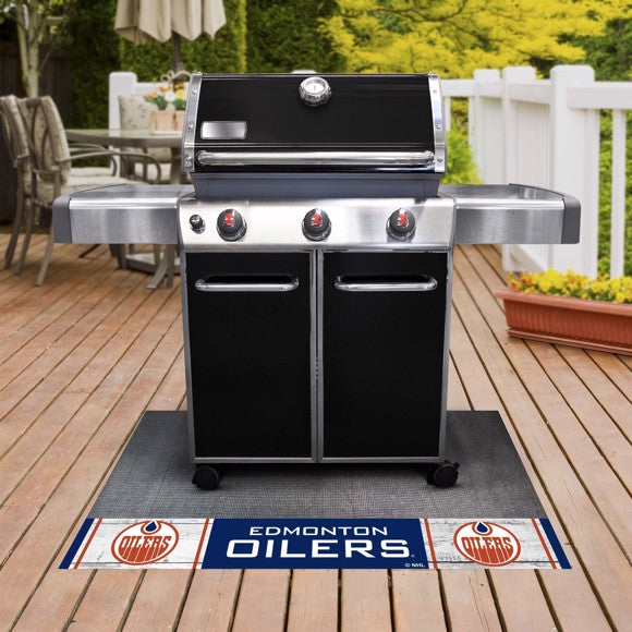 Edmonton Oilers Retro Grill Mat by Fanmats