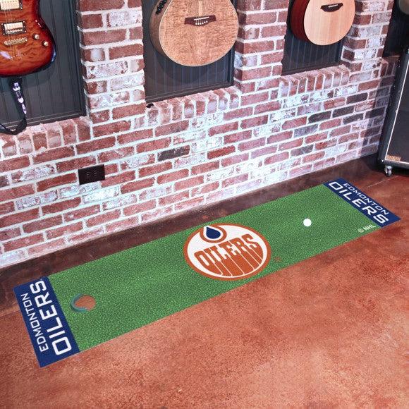 Edmonton Oilers Green Putting Mat by Fanmats