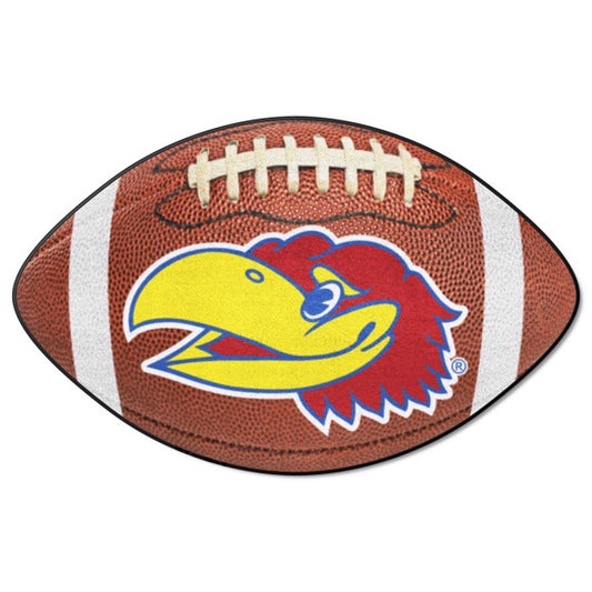 Kansas Jayhawks Alternate Logo Football Rug / Mat by Fanmats
