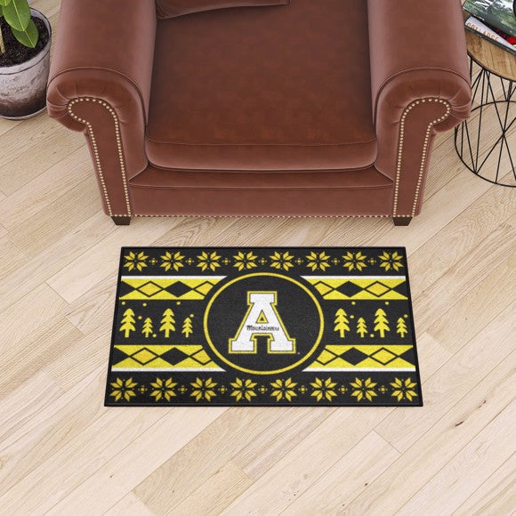 Appalachian State Mountaineers Holiday Sweater Starter Rug / Mat  by Fanmats