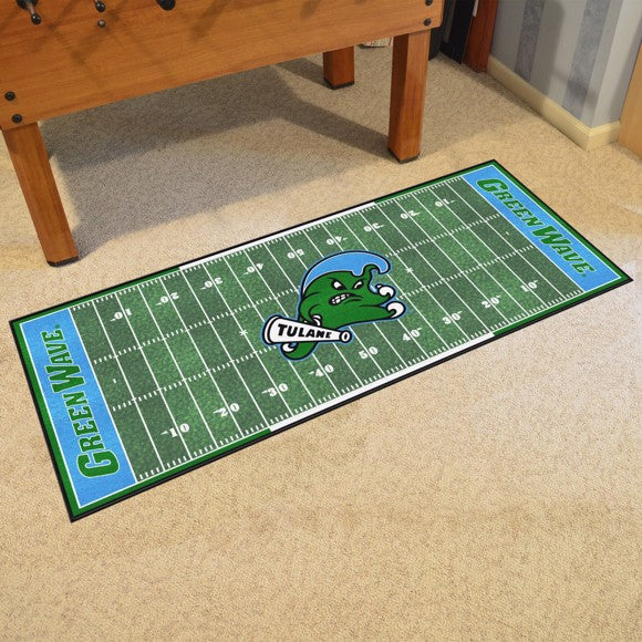 Tulane Green Wave Football Field Runner / Mat by Fanmats