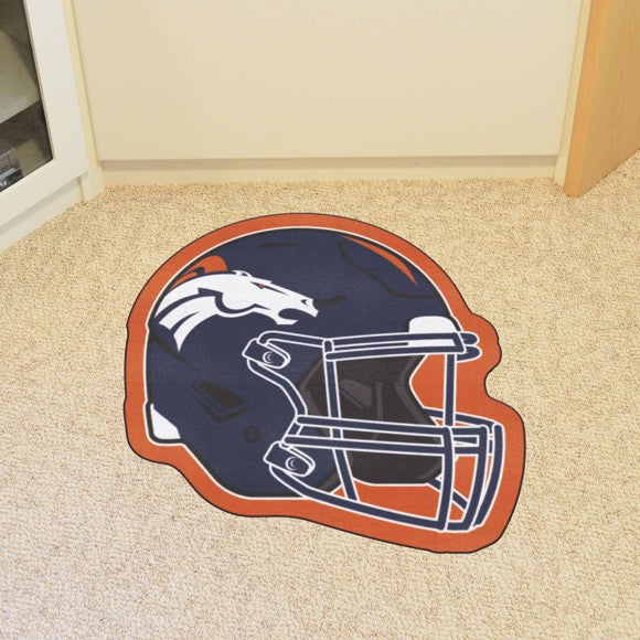Denver Broncos 36" x 36" Mascot Helmet Mat by Fanmats