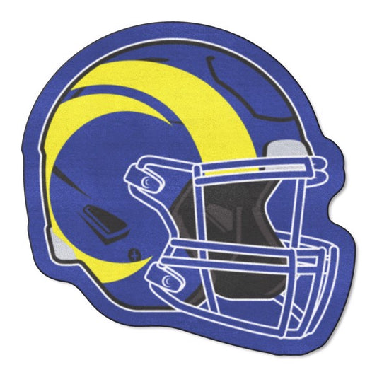 Los Angeles Rams 36" x 36" Mascot Helmet Mat by Fanmats