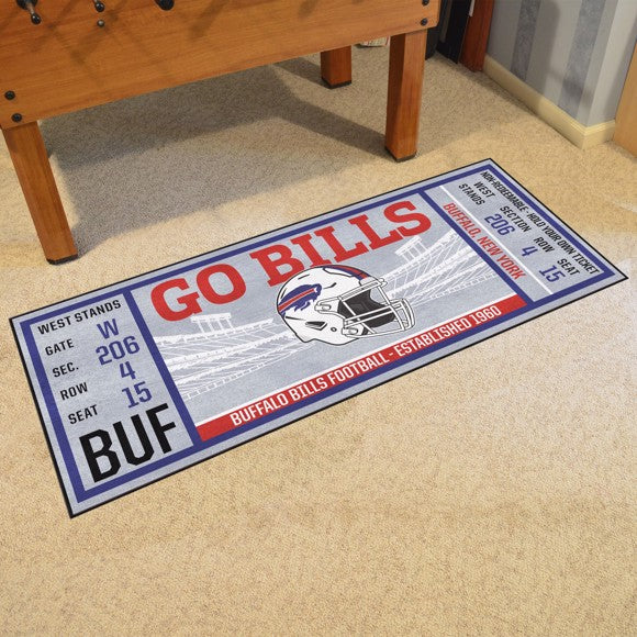 Buffalo Bills Ticket Runner Mat / Rug by Fanmat