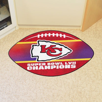 Kansas City Chiefs Super Bowl LVII Football Rug / Mat by Fanmats