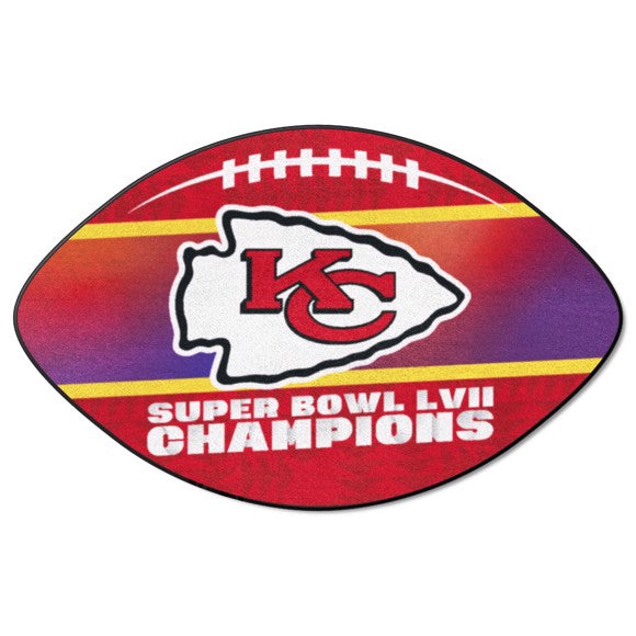 Kansas City Chiefs Super Bowl LVII Football Rug / Mat by Fanmats