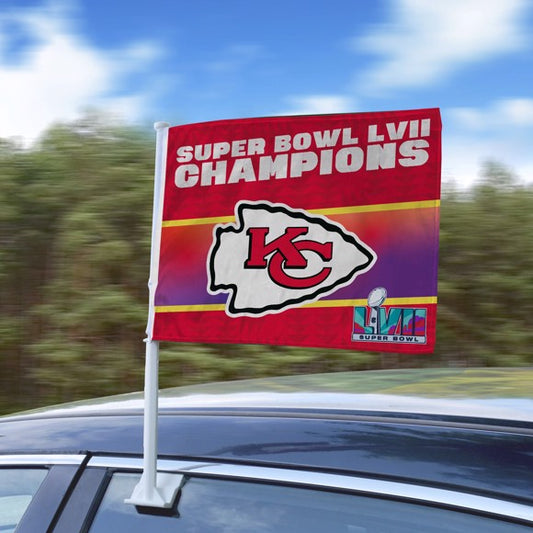 Kansas City Chiefs Super Bowl LVII Car Flag by Fanmats