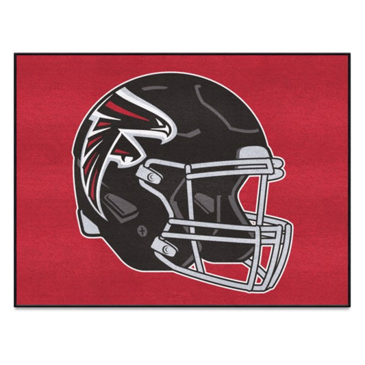 Atlanta Falcons Black Helmet Design All Star Rug / Mat by Fanmats