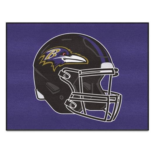 Baltimore Ravens Helmet Design All-Star Rug / Mat by Fanmats