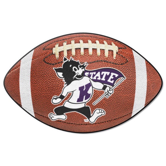 Kansas State Wildcats Alternate Logo Football Rug / Mat by Fanmats