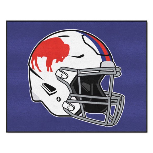 Buffalo Bills Helmet Design Retro All-Star Rug / Mat by Fanmats