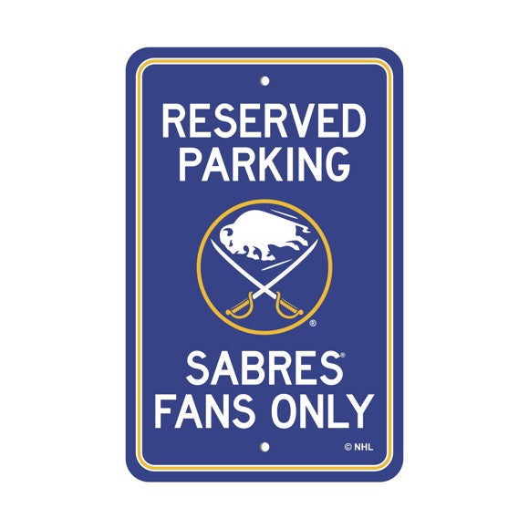 Buffalo Sabres 12" x 18" Reserved Parking Sign by Fanmats