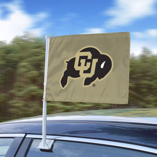 Colorado Buffaloes NCAA Car Flag - Officially Licensed, 11" x 15", Durable Nylon, Team Colors, Easy Installation