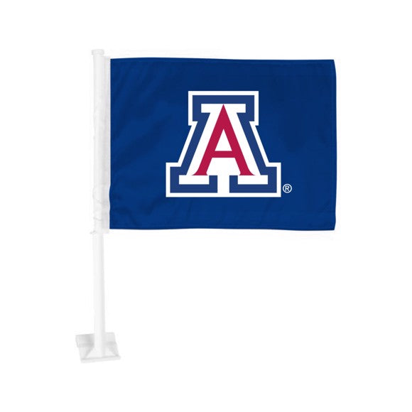 Arizona Wildcats NCAA Car Flag - Officially Licensed, 11" x 15", Durable Nylon, Team Colors