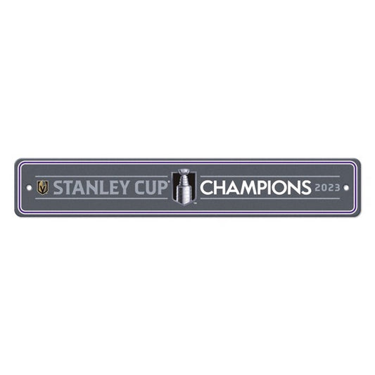 Vegas Golden Knights 2023 Stanley Cup Champions Street Sign by Fanmats