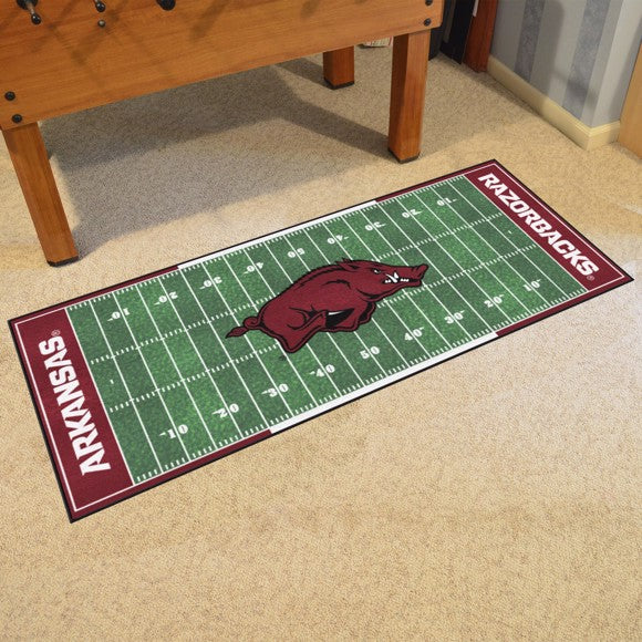 Arkansas Razorbacks Football Field Runner Mat / Rug by Fanmats