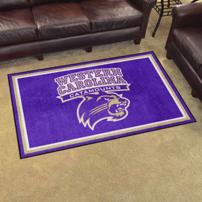 Western Carolina Catamounts 4x6 Plush Area Rug