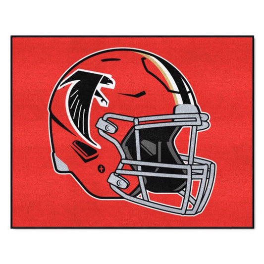 Atlanta Falcons Retro Helmet Design All Star Rug / Mat by Fanmats