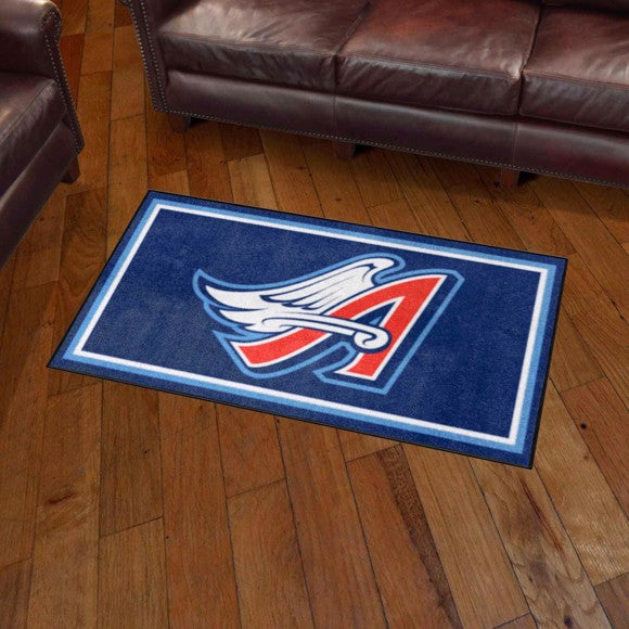 Anaheim Angels 3ft. x 5ft. Plush Area Rug - Retro Logo Collection by Fanmats