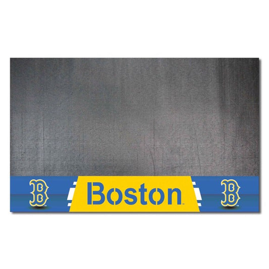 Boston Red Sox 26" x 42" Blue/Yellow Grill Mat by Fanmats