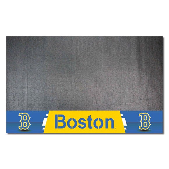 Boston Red Sox 26" x 42" Blue/Yellow Grill Mat by Fanmats