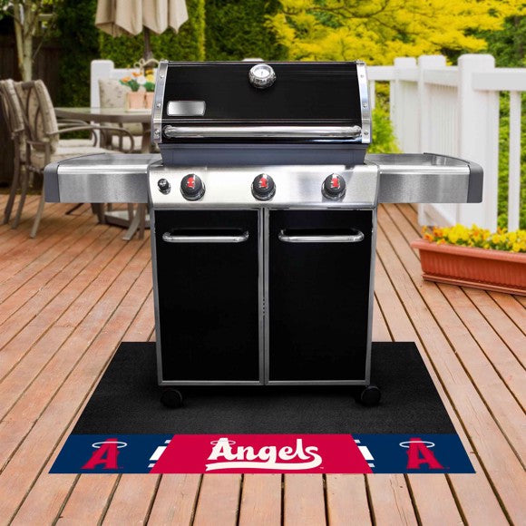 Los Angeles Angels Vinyl Grill Mat by Fanmats