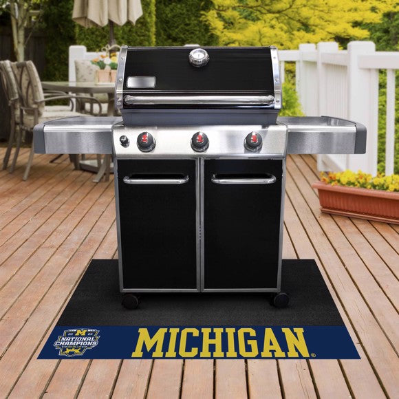 Michigan Wolverines 2023-24 National Champions Grill Mat by Fanmats