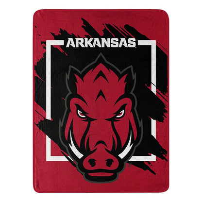 Arkansas Razorbacks 46" x 60" Dimensional Micro Raschel Throw Blanket by Northwest Group