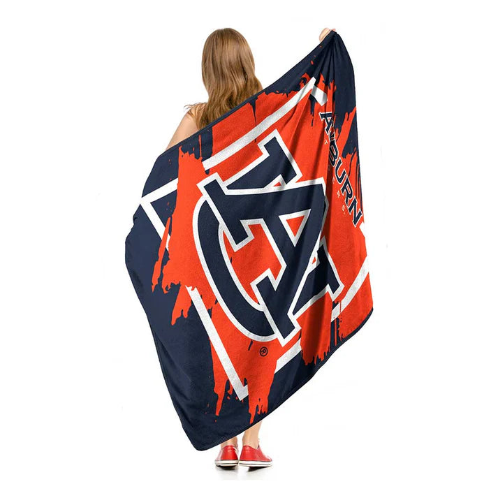 Auburn Tigers 46" x 60" Dimensional Micro Raschel Throw Blanket by Northwest Group