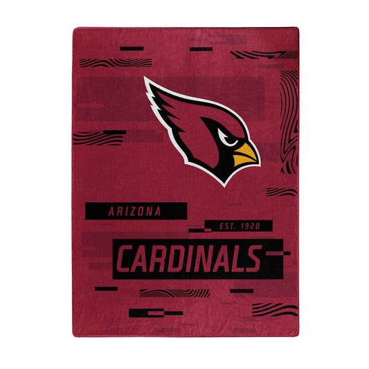 Arizona Cardinals 60" x 80" Raschel Digitize Design Blanket by Northwest