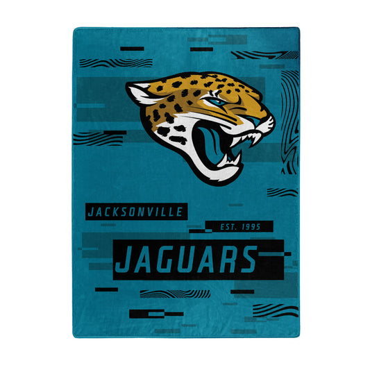 Jacksonville Jaguars  60" x 80" Raschel Digitize Design Blanket by Northwest