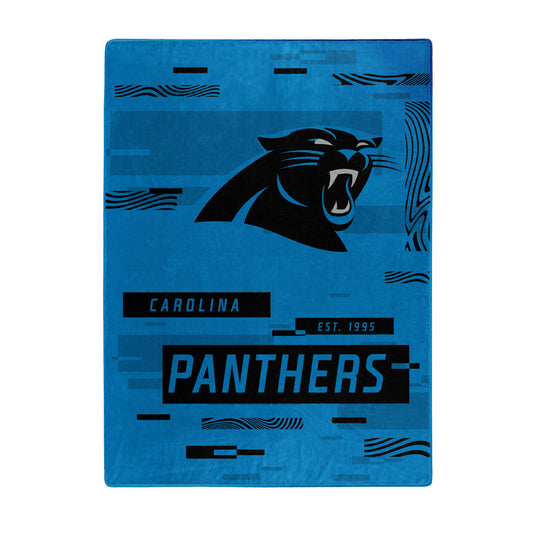 Carolina Panthers 60" x 80" Raschel Digitize Design Blanket by Northwest