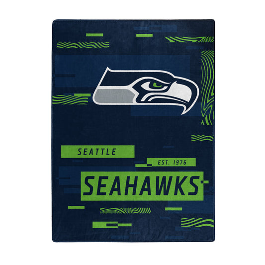 Seattle Seahawks 60" x 80" Raschel Digitize Design Blanket by Northwest