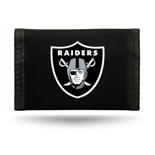 Las Vegas Raiders Trifold Nylon Wallet by Rico Industries