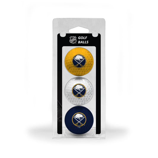Buffalo Sabres Team Colored Golf Balls 3 Pack by Team Golf