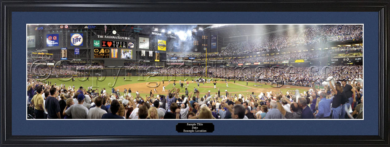 Arizona Diamondbacks Bank One Ballpark - 2001 World Series Champions Panoramic Photo