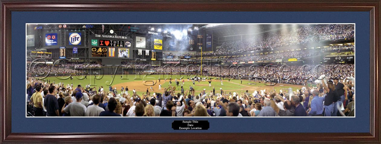 Arizona Diamondbacks Bank One Ballpark - 2001 World Series Champions Panoramic Photo