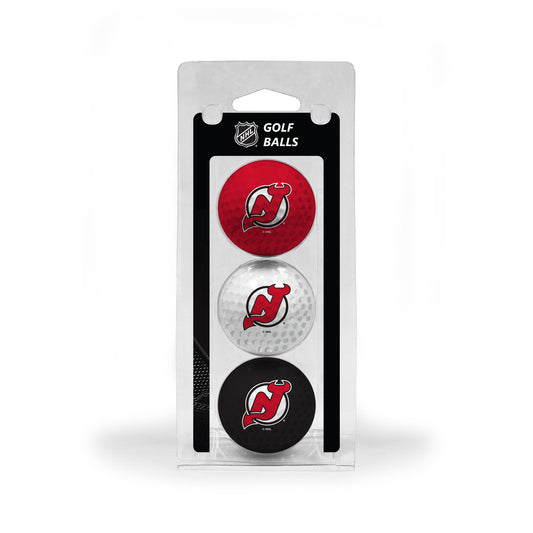 New Jersey Devils Team Colored Golf Balls 3 Pack by Team Golf