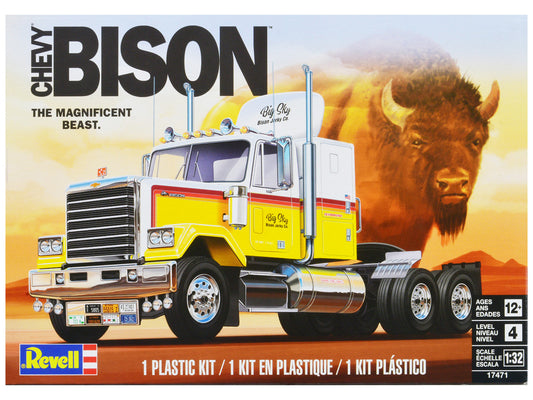 1978 Chevrolet Bison Truck Tractor 1/32 Scale Skill Level 4 Model Kit by Revell