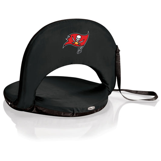 Tampa Bay Buccaneers - Oniva Portable Reclining Seat, (Black) by Picnic Time
