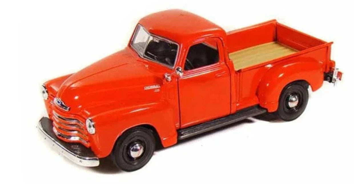 1950 Chevrolet 3100 Pickup Truck Omaha Orange 1/25 Diecast Model Car by Maisto